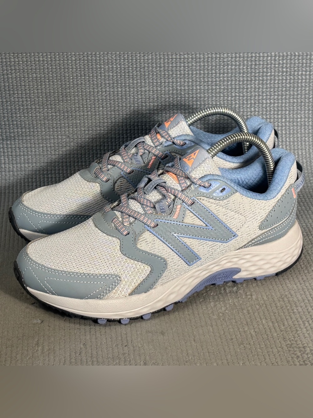 New Balance Women's 410 V7 Blue Trail Running Shoes WT410LG7 Size 9